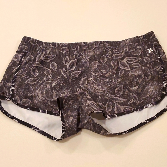 Black & Gray Hurley Boardshorts - Picture 1 of 6